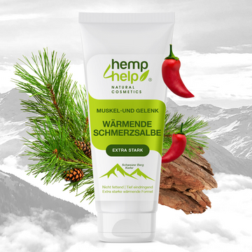 Bio Wärmesalbe Extra Stark gegen Muskel- & Gelenkschmerzen – mit Chili, Bergkiefer & Tanne – Tiefenwirksame Naturkosmetik bei Arthrose, Rheuma, Nacken- & Rückenschmerzen – Vegan & Made in EU