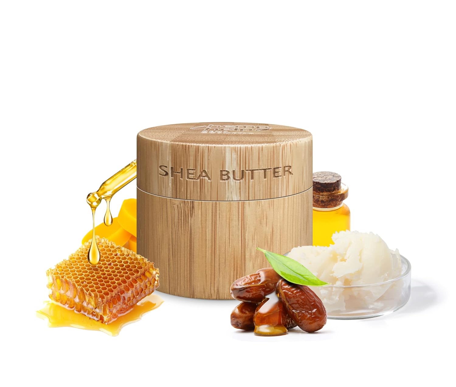 Bio Körperbutter mit Hanföl, Sheabutter, Arganöl, Jojobaöl & Olivenöl – 100 ml – Heilsalbe für Neurodermitis, Ekzeme, Schuppenflechte, Narben & entzündete Haut – Vegan & ohne Zusatzstoffe – Apothekerqualität