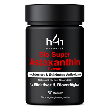 Bio Astaxanthin Extrakt – 4x bessere Aufnahme | Für Augen, Haut, Herz & Zellschutz – Hergestellt in der EU, USDA & EU Bio-zertifiziert